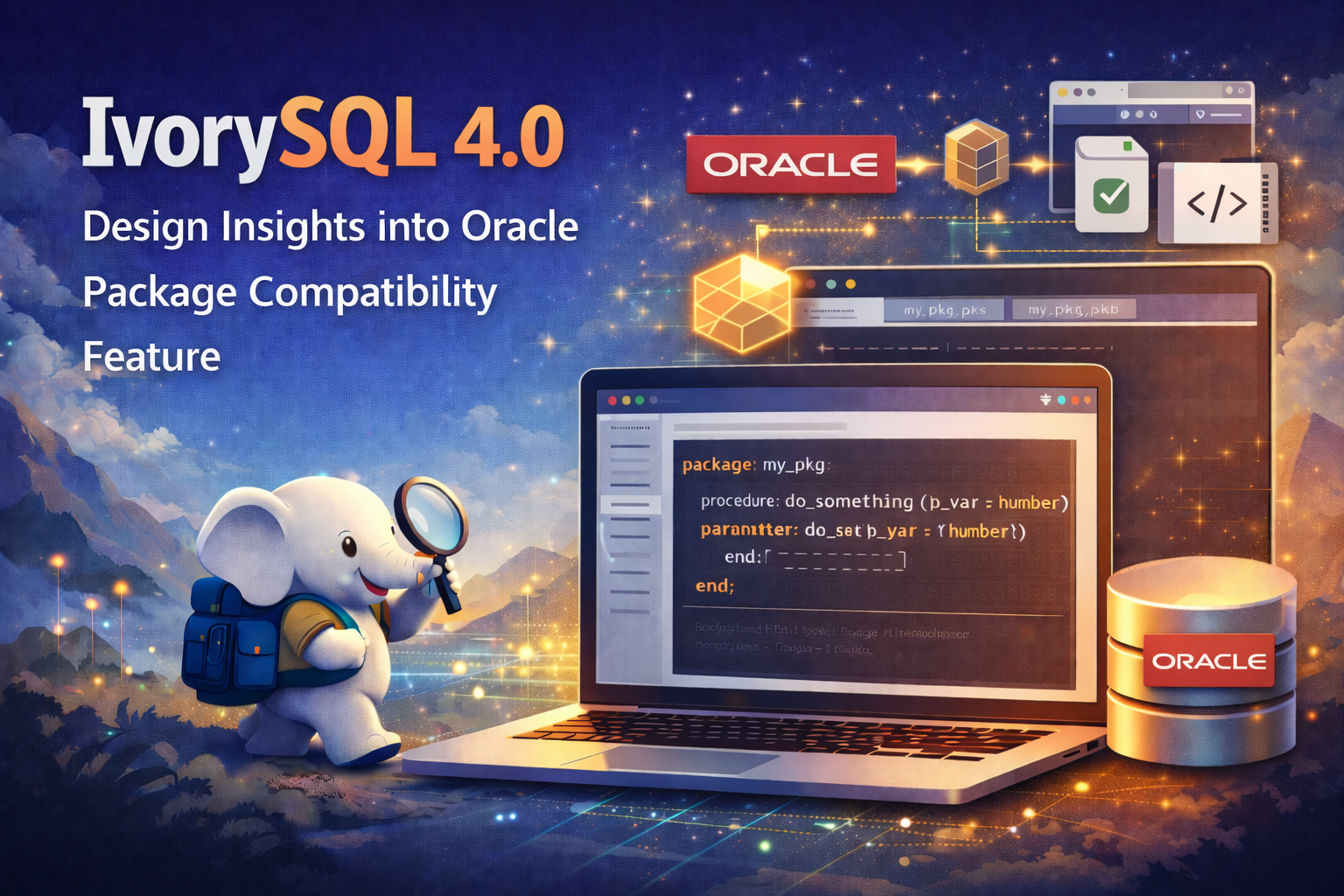 IvorySQL 4.0 之兼容 Oracle 包功能设计思路解读